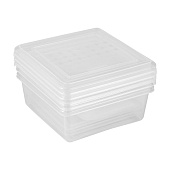 Набор контейнеров д/заморозки "Asti" квадратные 0,5л 221101101/00 Набор контейнеров д/заморозки "Asti" квадратные 0,5л 221101101/00