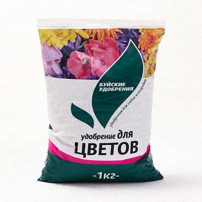 Буйские для Цветов, минеральное удобрение, 1кг Буйские для Цветов, минеральное удобрение, 1кг