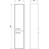  Пенал Монца 35 подвесной ZM 