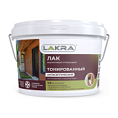 Лак в/д тонированный Лакра Орех 2,5кг Лак в/д тонированный Лакра Орех 2,5кг