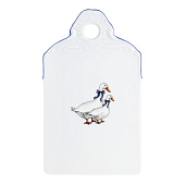  Дощечка для сыра Thun Bernadotte, декор "Гуси" БТФ0336 