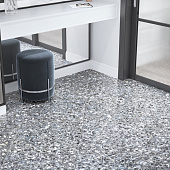 Керамогранит 57х57 Terrazzo GFU57TRZ70L/GFA57TRZ70L  Серый /УралКерамика