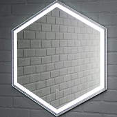 Зеркало с LED подсветкой Тирана 606x700 GL7058Z Домино