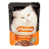  Влажный корм Chammy для кошек Печень в соусе 85 гр 