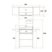  Мангал Family Optima BBQ FOB 2000, 2 мм, 133,2х44,1х111 см 10334557 