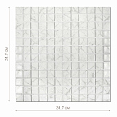 Мозаика 31,7х31,7 Marble № 4300 Белый /Vidrepur Мозаика 31,7х31,7 Marble № 4300 Белый /Vidrepur
