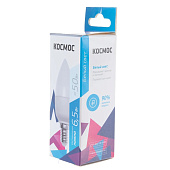 Лампа LED 6.5Вт Е14, свеча, 4500К нейтр. бел. КОСМОС Лампа LED 6.5Вт Е14, свеча, 4500К нейтр. бел. КОСМОС