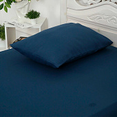  Комплект постельного белья Евро темный деним арт.4022 
