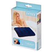 Intex Подушка флок 43x28x9см, синяя, 68672 Intex Подушка флок 43x28x9см, синяя, 68672