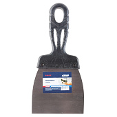 Шпатель 100мм, пластмассовая ручка, антикоррозийное покрытие Шпатель 100мм, пластмассовая ручка, антикоррозийное покрытие