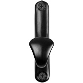 Крючок мебельный CAPPIO, однорожковый, цвет черный 7069463 Крючок мебельный CAPPIO, однорожковый, цвет черный 7069463