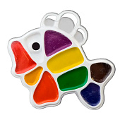  Краски 9 цветов Кроха Рыбка без кисточки 12С 828-08 