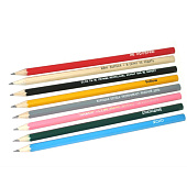  Карандаш чернографитный Сибирский кедр, микс, шестигранный, d=6,9 мм, СК555 