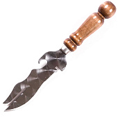  Нож шампурный Шар 270х45х2,5 мм с деревянной ручкой 2К-312 Д2531 