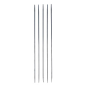  Спицы для вязания прямые, 5 шт, d 3,5 мм, 20 см, металл 