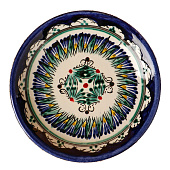 Тарелка Риштанская Керамика «Цветы», d=15 см, керамика, микс 2410837 Тарелка Риштанская Керамика «Цветы», d=15 см, керамика, микс 2410837