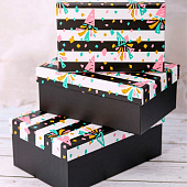  Подарочная коробка «Festive confetti», 23х16х9.5 