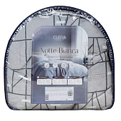  Комплект постельного белья Cleo сатин Notte Bianca с одеялом евро 32/010-NBO 