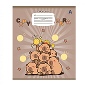 Тетрадь 12л клетка ALINGAR Capybara copybook Тетрадь 12л клетка ALINGAR Capybara copybook