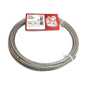 Трос стальной DIN 3055 3мм (5 м) Трос стальной DIN 3055 3мм (5 м)