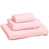  Полотенце 70х130 махровое Love Life Border цвет розовый, 100% хлопок, 380 гр/м2 
