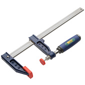 Струбцина тип "F" усиленная, мягкая ручка 80 х 300 мм Струбцина тип "F" усиленная, мягкая ручка 80 х 300 мм