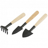 Набор по уходу за комнатными растениями, деревянные рукоятки, 3 предмета Palisad 63042 Набор по уходу за комнатными растениями, деревянные рукоятки, 3 предмета Palisad 63042