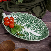 Блюдо овальное 28,3х19,8 см Cabbage Сasa di Fortuna керамика CDF CB09 Блюдо овальное 28,3х19,8 см Cabbage Сasa di Fortuna керамика CDF CB09