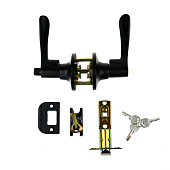 Ручка-защелка/ключ фиксатор ЗВ3-01 черная Ручка-защелка/ключ фиксатор ЗВ3-01 черная