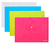 Папка конверт DELI, на кнопке, А4, 180мкр, ассорти, непрозрачная Папка конверт DELI, на кнопке, А4, 180мкр, ассорти, непрозрачная