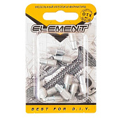 Стеклодержатель 5х16мм ник. (12 шт) "Element"