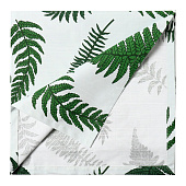  Дорожка (репс) 40х146 Этель Папоротник белая зелёная 