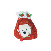 Мешок новогодний 22х18см с ручками микс арт.10123-0280 Код271455