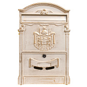  Ящик почтовый  №4010В (антик белый) Аллюр 
