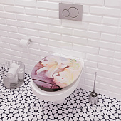 Сиденье для унитаза Лилии 105022 Delphinium Сиденье для унитаза Лилии 105022 Delphinium