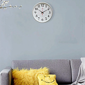 Часы настенные "Рубин", Серебряные ромбы, круг d=29 см, цвет корпуса серебряный, 2940-105 Часы настенные "Рубин", Серебряные ромбы, круг d=29 см, цвет корпуса серебряный, 2940-105