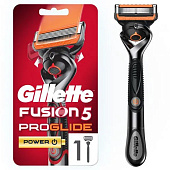  Станок для бритья GILLETTE FUSION ProGlide Power Flexball Бритва с 1 сменной кассетой 