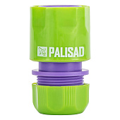 Соединитель пластмассовый быстросъемный для шланга 1/2" PALISAD,арт. 66135