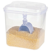 Контейнер для муки 5л Прозрачный (5) М1183 Контейнер для муки 5л Прозрачный (5) М1183