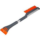 Щетка от снега со скребком с телескопической ручкой с мягкой щетиной 60,5-86см AIRLINE AB-R-10 Щетка от снега со скребком с телескопической ручкой с мягкой щетиной 60,5-86см AIRLINE AB-R-10