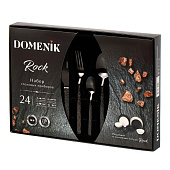 Набор столовых приборов ROCK BLACK 24 предмета DMC035