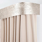  Карниз Бруно 2х рядный с декор.планкой 70мм белый матовый 200см /Легранд 