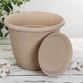 Кашпо "Рябина" D400мм 22,0л Латте с/п (5) М3060 Кашпо "Рябина" D400мм 22,0л Латте с/п (5) М3060