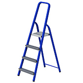 Стремянка стальная 4 ступени, высота платформы 87см, макс. нагр. 150кг., Сибртех Стремянка стальная 4 ступени, высота платформы 87см, макс. нагр. 150кг., Сибртех