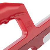  Гладилка из нерж. стали, 280х130мм, зеркальная полировка, пластмас. ручка 