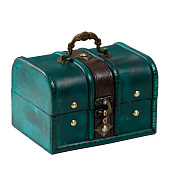 Набор шкатулок для украшений дерево Ромб 2 шт голубая 9932833 Набор шкатулок для украшений дерево Ромб 2 шт голубая 9932833