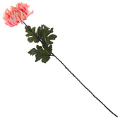  Искусственный цветок Хризантема, 10х10х56 см, персиковый 