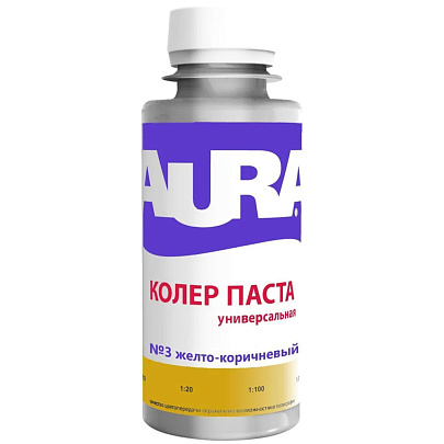 Паста универсальная Aura желто-коричневый №3 0,1л Паста универсальная Aura желто-коричневый №3 0,1л