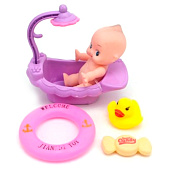 Игровой набор Маленькая мама пупсик, ванночка, аксессуары Размер: 13х12,5х7,3см Игровой набор Маленькая мама пупсик, ванночка, аксессуары Размер: 13х12,5х7,3см