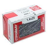 Гвозди строительные 1,4х25 (0,2 кг)
